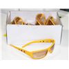 Image 1 : BOX OF AMBER LENSE DESIGNER SUNGLASSES