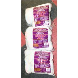 LOT OF 3- LIGHT BLUE/GREEN/PINK MIX YARN