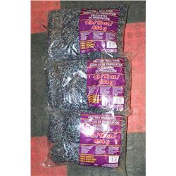 LOT OF 3- PURPLE/GREEN/BLUE MIX YARN