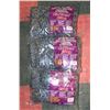 Image 1 : LOT OF 3- PURPLE/GREEN/BLUE MIX YARN