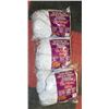 Image 1 : LOT OF 3- GREY/WHITE MIX YARN