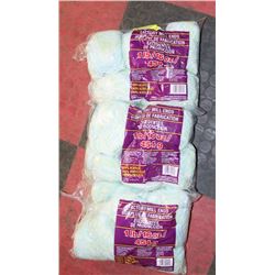 LOT OF 3- WHITE/BLUE/GREEN MIXYARN