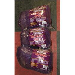 LOT OF 3- PURPLE YARN