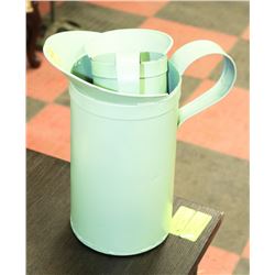 PAIR OF ANTIQUE OIL PITCHERS