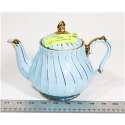 SADLER TEA POT ANTIQUE GOLD PLATED