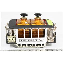 VINTAGE STREETCAR MUSICAL DECANTER