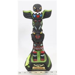 VINTAGE POTTERS TOTEM POLE DECANTER 1971