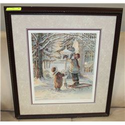 TRISH ROMANCE LTD EDITION FRAMED PRINT 2001,