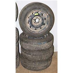 LOT OF 4  DODGE MAGNUM TIRES, 215/60R 17