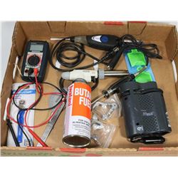 LARGE FLAT W/DREMEL ENGRAVER,