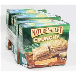 6 BOXES OF NATURE VALLEY CRUNCHY PEANUT BUTTER