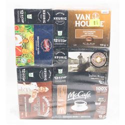 5 BOXES OF KEURIG KCUP COFFEE