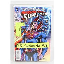 LOT OF 20 #1 COLLECTOR COMICS