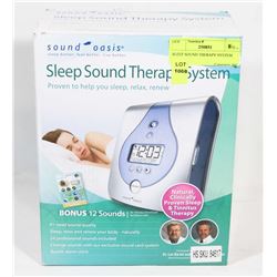 SOUND OASIS SLEEP SOUND THERAPY SYSTEM