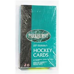 1992-93 PARKHURST FACTORY SEALED BOX, 36 PACKS PER
