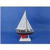 Image 4 : Wooden American Sailer Model Sailboat Decoration 9"