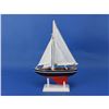 Image 5 : Wooden American Sailer Model Sailboat Decoration 9"