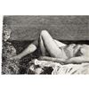 Image 3 : Antique 1886 Litograph Sleeping Nude Nereid Etching Bobrof Ruhende Nereide