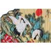 Image 3 : Large Size Decoractive Chinese Cranes Fan