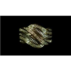 Large Diamond Dinner Ring