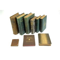 9v Gilt Bindings Decorative Antique Estate Books Literature Poetry Adventure Rubaiyat Of Omar Khayya