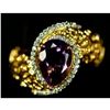 Image 1 : 3.01 Ct. Amethyst Pear Shaped Ring