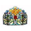 Image 1 : Tiffany-style Fireplace Screen