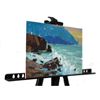Image 2 : 21st Century Signed Ukranian Impressionism, Rocky Coastline Sunset Oil Painting