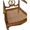 Image 2 : Pair of Venetian Carved Walnut Cane Seat Armchairs