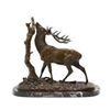 Image 2 : Elk by Tree By P. J. Mene