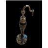 Image 1 : c1920's DeVilbiis Ebony Glass & Silver Overlay Perfume Atomizer