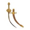Image 1 : 20thc Ornate Brass Motif "Toledo" Dagger