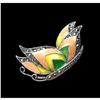Image 2 : Marcasite Sterling & Enamel Butterfly Pin