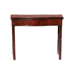 American Federal Mahogany Games Table