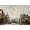 Image 2 : Signed Oil On Canvas, European Street Scene