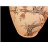 Image 2 : Chinese Birds Tree Blossoms Butterflies Large Porcelain Vase 22" Old