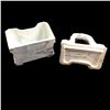 Image 2 : 19thc German Conta Boehme Porcelain Fairing Box