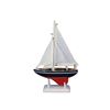 Image 1 : Wooden American Sailer Model Sailboat Decoration 9"