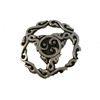 Image 1 : Vintage English Pewter, Celtic Theme Brooch