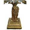 Image 2 : 19thc Gilt Brass Three Light Girandole