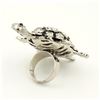 Image 2 : Adorable Czech Crystal Articulated Adjustable Turtle Ring