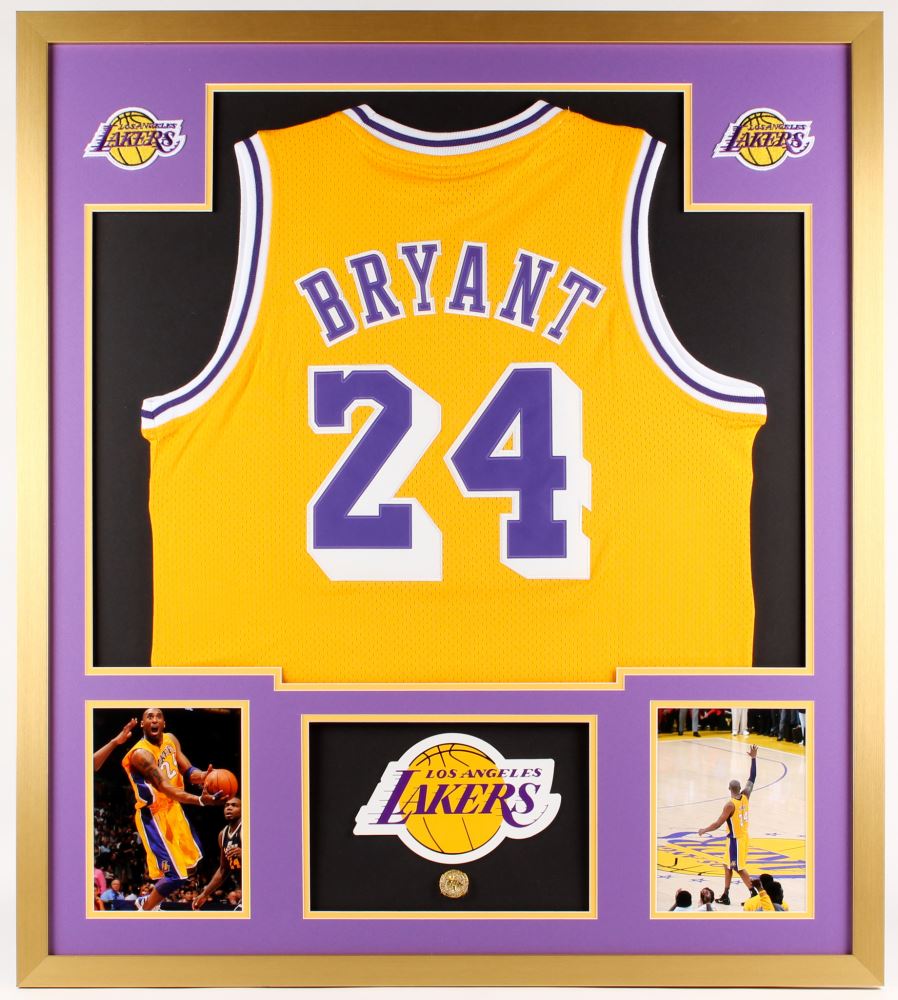 Kobe Bryant Lakers 32x36 Custom Framed Jersey Display Kobe Bryant Lakers 32x36 Custom Framed Jersey Display