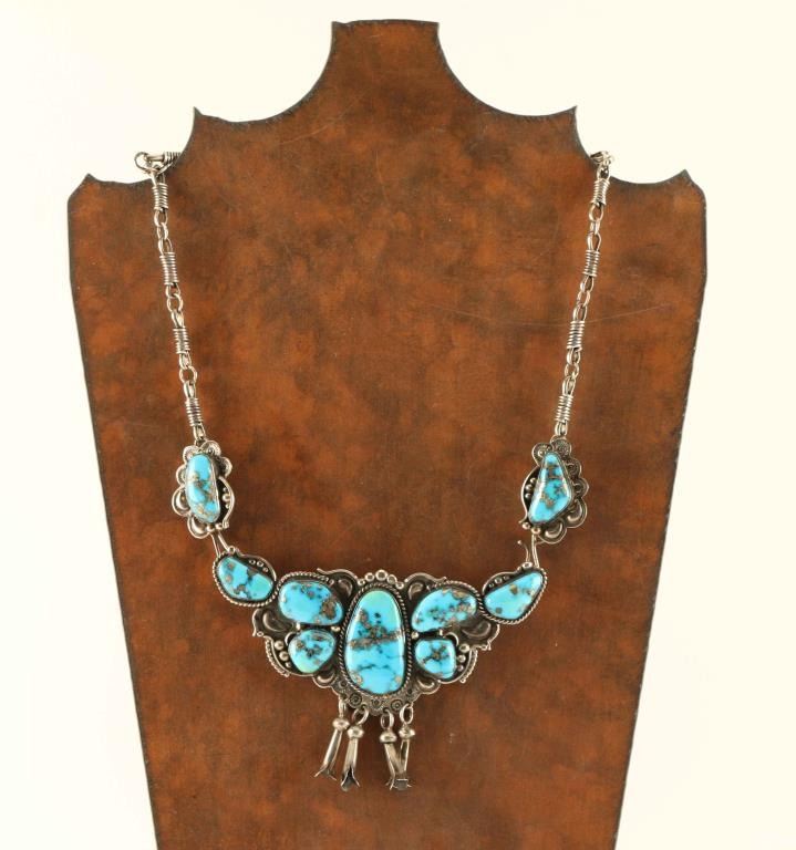 Navajo turquoise necklace Clearance
