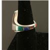 Image 2 : Charles Loloma Inlaid Sterling Silver Ring