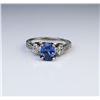 Image 2 : Elegant Tanzanite & Diamond Ring