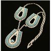 Image 2 : Zuni Needlepoint Turquoise Necklace