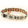 Image 1 : Navajo Turquoise Concho Belt