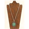 Image 1 : Turquoise Sunburst Pendant