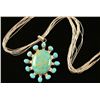 Image 2 : Turquoise Sunburst Pendant