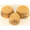 Image 2 : Lot of 3 Small Papago Baskets